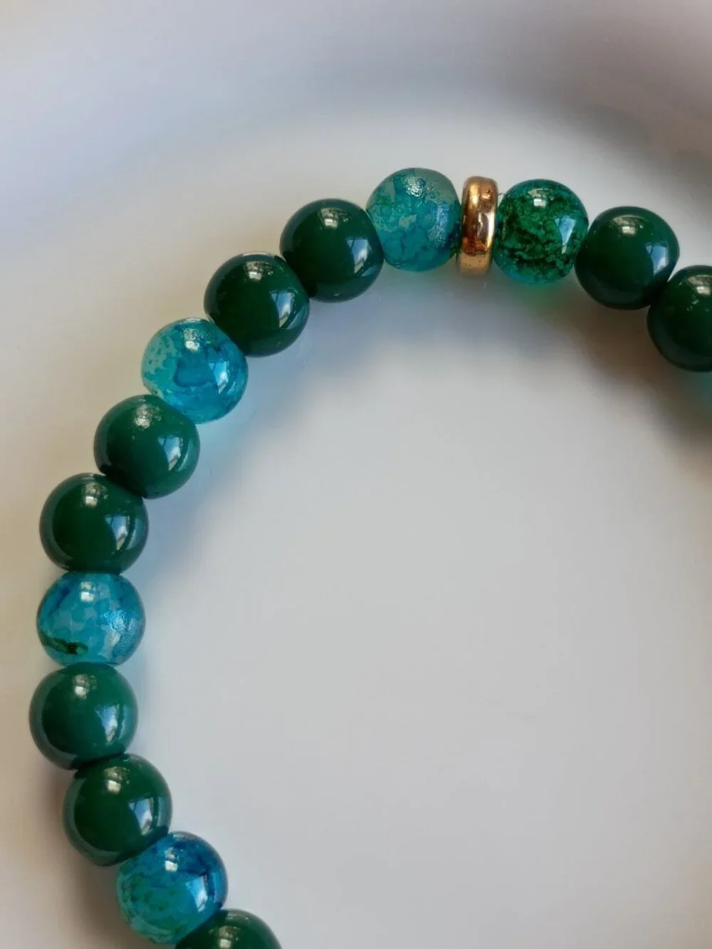 Midnight Daisy Kids Bracelet | Handmade Beaded Bracelet | 5.5